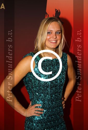 Amsterdam 15 december 2015
Sportgala/ sportverkiezing sportman en sportvrouw van het jaar in de Rai. Sharon van Rouwendaal met zus
