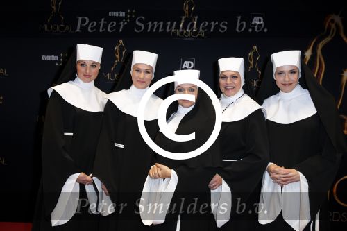 Utrecht 6 januari 2016
Uitreiking musical awards in het beatrixtheater.
cast Sister ASct met antje Monteiro