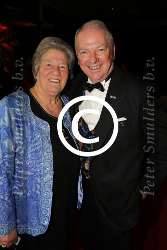 Amsterdam 15 december 2015
Sportgala/ sportverkiezing sportman en sportvrouw van het jaar in de Rai. Ronnie Tober en Sjoukje Dijkstra
