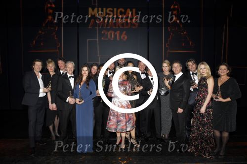 Utrecht 6 januari 2016
Uitreiking musical awards in het beatrixtheater.
winnaars