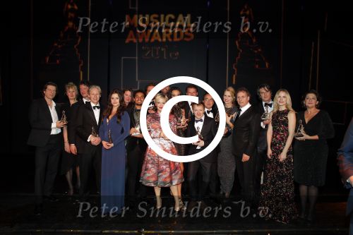 Utrecht 6 januari 2016
Uitreiking musical awards in het beatrixtheater.
winnaars
