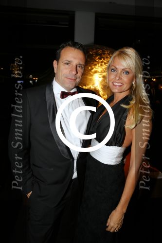 Amsterdam 10 december 2015
Openingsavond VIP van de luxury fair in de RAI.
Sophia de Boer met man  Eric Kwant