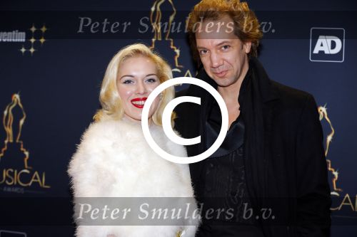 Utrecht 6 januari 2016
Uitreiking musical awards in het beatrixtheater.
 Sven Ratzke met vriendin