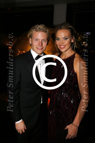 Amsterdam 10 december 2015
Openingsavond VIP van de luxury fair in de RAI.
Thomas Berge met vriendin Myrthe Milius