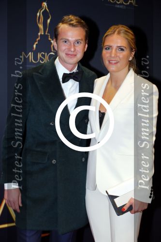 Utrecht 6 januari 2016
Uitreiking musical awards in het beatrixtheater.
 Vincent v d Ende met vriendin Esmee Geeratz
