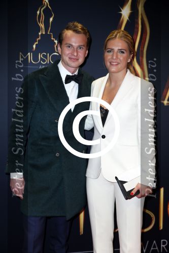 Utrecht 6 januari 2016
Uitreiking musical awards in het beatrixtheater.
 Vincent v d Ende met vriendin Esmee Geeratz