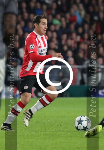 Eindhoven, 1 November 2016
4e wedstrijd voorronde Champions Leaugue seizoen 2016/2017
PSV-Bayern Munchen, eindstand 1-2
Andres Guardado