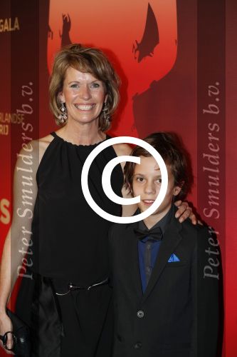 Amsterdam 21 december 2016
Sportman en sportvrouw van het jaar verkiezing tijdens het sportgala in de RAI.
Anky v Grunsven met zoon