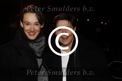 Amsterdam 22 december 2016
Premiere wereld kerstcircus in Carre. Anne v Veen met partner