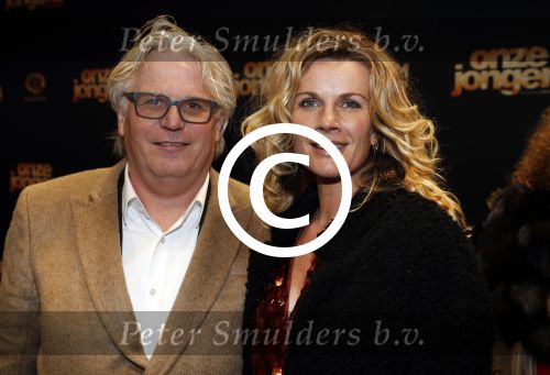Amsterdam 19 december 2016 
Premiere onze Jongens in Tuschinski. Annette Barlo met man Frank Timmer