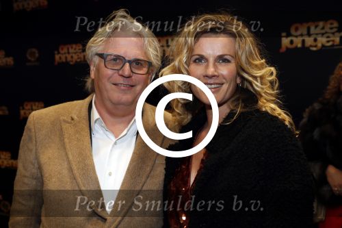 Amsterdam 19 december 2016 
Premiere onze Jongens in Tuschinski. Annette Barlo met man Frank Timmer