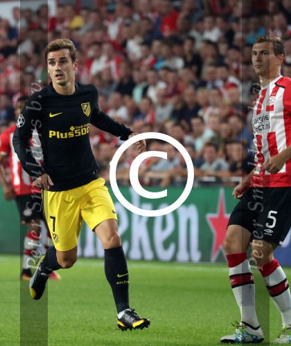 Eindhoven, 13 September 2016
PSV-Atletico Madrid, eindstand 0-1 
Eerste wedstrijd voorronde CL Seizoen 2016-2017
Antoine Griezmann
