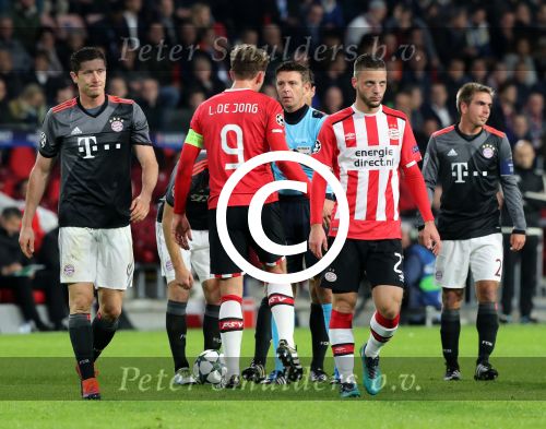 Eindhoven, 1 November 2016
4e wedstrijd voorronde Champions Leaugue seizoen 2016/2017
PSV-Bayern Munchen, eindstand 1-2
Bart Ramselaar