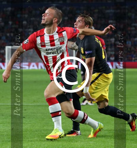 Eindhoven, 13 September 2016
PSV-Atletico Madrid, eindstand 0-1 
Eerste wedstrijd voorronde CL Seizoen 2016-2017
Bart Ramselaar