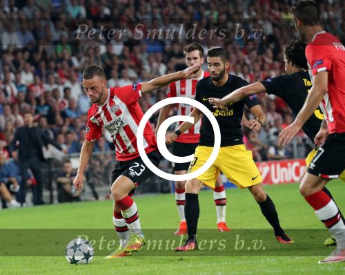 Eindhoven, 13 September 2016
PSV-Atletico Madrid, eindstand 0-1 
Eerste wedstrijd voorronde CL Seizoen 2016-2017
Bart Ramselaar