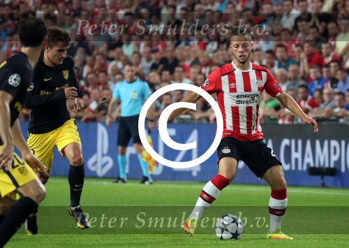 Eindhoven, 13 September 2016
PSV-Atletico Madrid, eindstand 0-1 
Eerste wedstrijd voorronde CL Seizoen 2016-2017
Bart Ramselaar en Antoine Griezmann