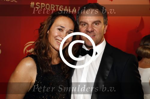 Amsterdam 21 december 2016
Sportman en sportvrouw van het jaar verkiezing tijdens het sportgala in de RAI.
Bibi Mentel en Edwin Spee