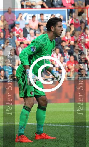 Eindhoven, 18 September 2016 PSV-Feyenoord, eindstand 0-1 Kompetitie Seizoen 2016-2017.