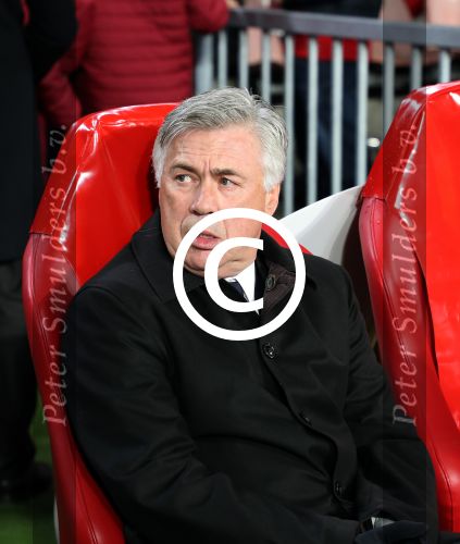 Eindhoven, 1 November 2016
4e wedstrijd voorronde Champions Leaugue seizoen 2016/2017
PSV-Bayern Munchen, eindstand 1-2
Carlo Ancelotti