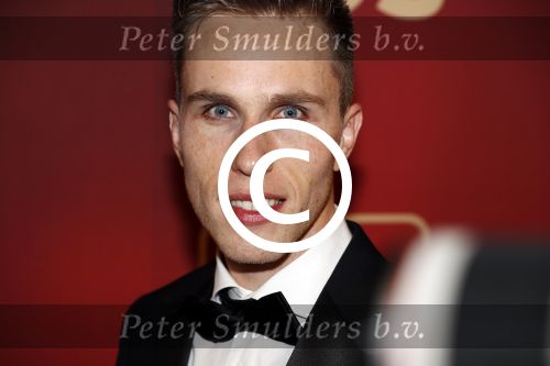 Amsterdam 21 december 2016
Sportman en sportvrouw van het jaar verkiezing tijdens het sportgala in de RAI. Daphne Schippers met vriend Nicky Romero