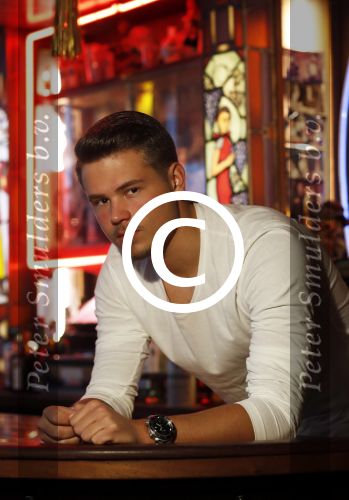 Amsterdam 21 december 2016 
Dave Dekker gefotografeerd voor SBS6 waar ze met een real live soap komen over zijn leven. \