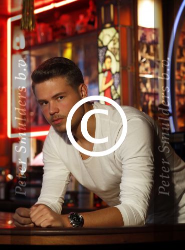 Amsterdam 21 december 2016 
Dave Dekker gefotografeerd voor SBS6 waar ze met een real live soap komen over zijn leven. \