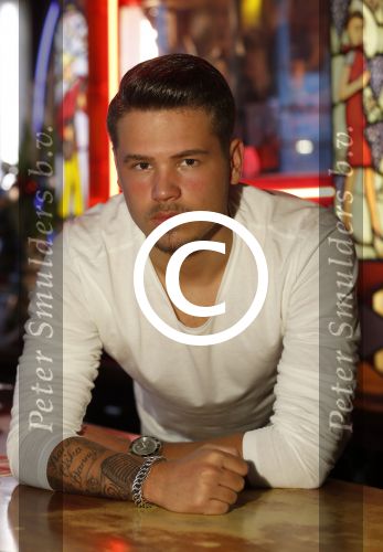 Amsterdam 21 december 2016 
Dave Dekker gefotografeerd voor SBS6 waar ze met een real live soap komen over zijn leven. \