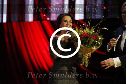 Amsterdam 21 december 2016
Sportman en sportvrouw van het jaar verkiezing tijdens het sportgala in de RAI. Dione de Graaff met Tom Egbers
