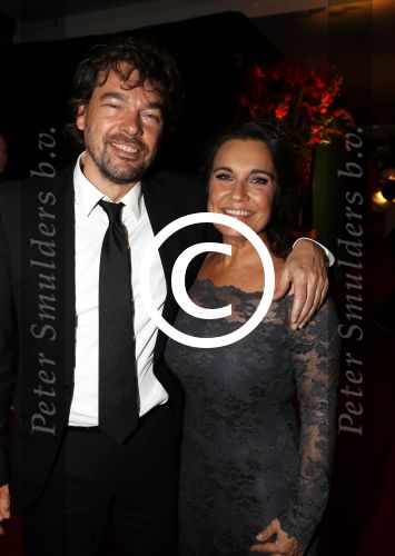 Amsterdam 21 december 2016
Sportman en sportvrouw van het jaar verkiezing tijdens het sportgala in de RAI. Dione de Graaff met partner
