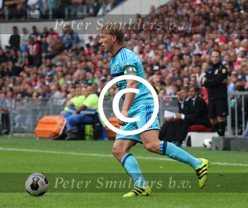 Eindhoven, 18 September 2016 PSV-Feyenoord, eindstand 0-1 Kompetitie Seizoen 2016-2017.