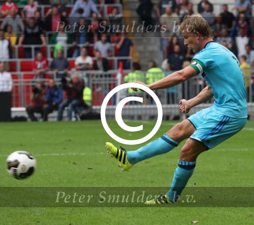 Eindhoven, 18 September 2016 PSV-Feyenoord, eindstand 0-1 Kompetitie Seizoen 2016-2017.