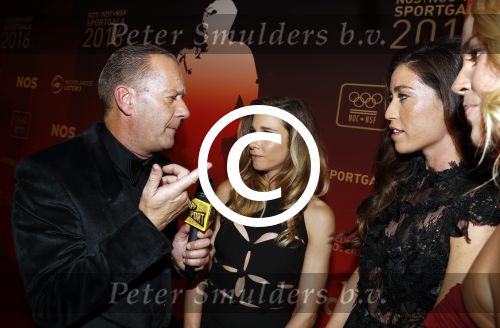 Amsterdam 21 december 2016
Sportman en sportvrouw van het jaar verkiezing tijdens het sportgala in de RAI. Ellen Hoog Naomi v As en Maartje Paumen. Ron Boszhard
