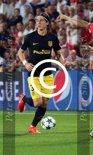 Eindhoven, 13 September 2016
PSV-Atletico Madrid, eindstand 0-1 
Eerste wedstrijd voorronde CL Seizoen 2016-2017
Filipe Luis Kasmirski