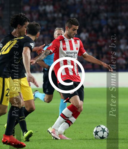Eindhoven, 13 September 2016
PSV-Atletico Madrid, eindstand 0-1 
Eerste wedstrijd voorronde CL Seizoen 2016-2017
Gaston Pereira