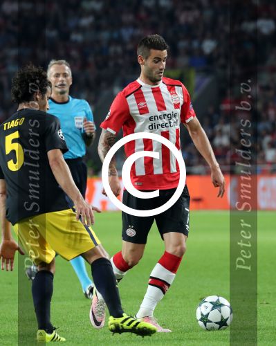 Eindhoven, 13 September 2016
PSV-Atletico Madrid, eindstand 0-1 
Eerste wedstrijd voorronde CL Seizoen 2016-2017
Gaston Pereira