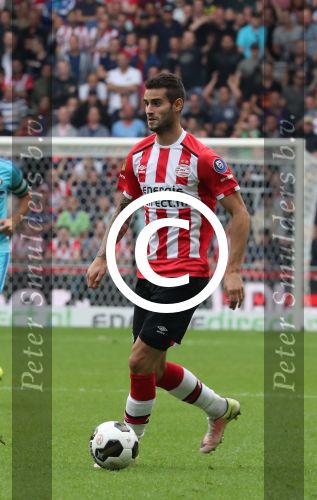 Eindhoven, 18 September 2016 PSV-Feyenoord, eindstand 0-1 Kompetitie Seizoen 2016-2017.
Gaston Pereiro