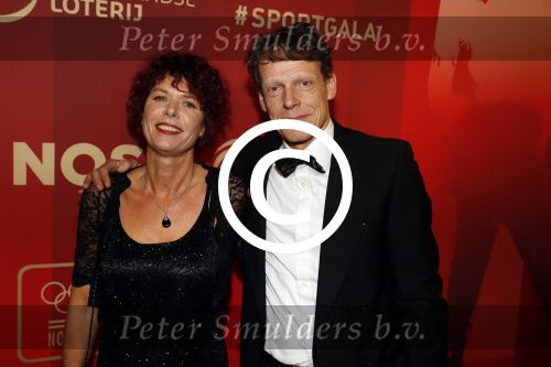 Amsterdam 21 december 2016
Sportman en sportvrouw van het jaar verkiezing tijdens het sportgala in de RAI.
Gerard Nijboer en partner