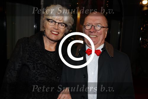 Amsterdam 22 december 2016
Premiere wereld kerstcircus in Carre. harry Slinger met vrouw