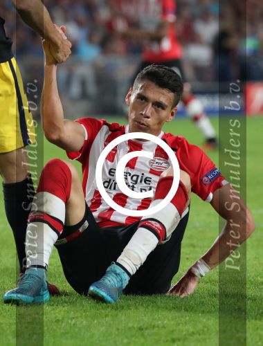 Eindhoven, 13 September 2016
PSV-Atletico Madrid, eindstand 0-1 
Eerste wedstrijd voorronde CL Seizoen 2016-2017
Hector Moreno
