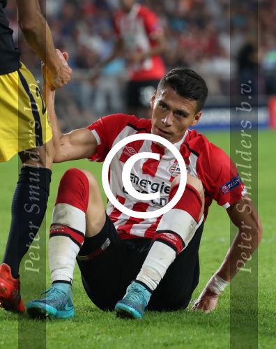 Eindhoven, 13 September 2016
PSV-Atletico Madrid, eindstand 0-1 
Eerste wedstrijd voorronde CL Seizoen 2016-2017
Hector Moreno