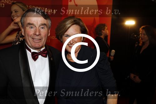Amsterdam 21 december 2016
Sportman en sportvrouw van het jaar verkiezing tijdens het sportgala in de RAI.
Hennie Kuiper met partner