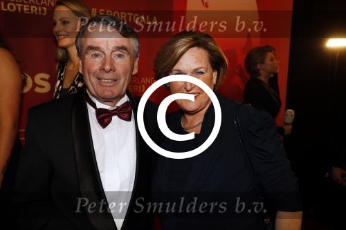 Amsterdam 21 december 2016
Sportman en sportvrouw van het jaar verkiezing tijdens het sportgala in de RAI.
Hennie Kuiper met partner