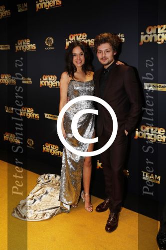 Amsterdam 19 december 2016 
Premiere onze Jongens in Tuschinski. Holly Brood met Soy Kroon