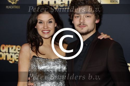 Amsterdam 19 december 2016 
Premiere onze Jongens in Tuschinski. Holly Brood met Soy Kroon