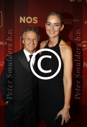 Amsterdam 21 december 2016
Sportman en sportvrouw van het jaar verkiezing tijdens het sportgala in de RAI.
Jan Lammers partner Mariska Hoyinck