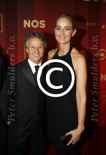 Amsterdam 21 december 2016
Sportman en sportvrouw van het jaar verkiezing tijdens het sportgala in de RAI.
Jan Lammers partner Mariska Hoyinck