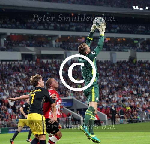 Eindhoven, 13 September 2016
PSV-Atletico Madrid, eindstand 0-1 
Eerste wedstrijd voorronde CL Seizoen 2016-2017
Jeroen Zoet