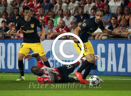 Eindhoven, 13 September 2016
PSV-Atletico Madrid, eindstand 0-1 
Eerste wedstrijd voorronde CL Seizoen 2016-2017
Jetro Willems