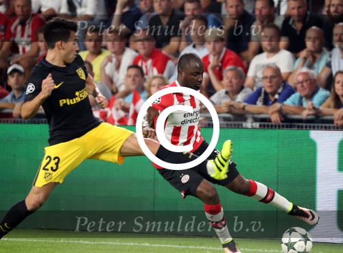 Eindhoven, 13 September 2016
PSV-Atletico Madrid, eindstand 0-1 
Eerste wedstrijd voorronde CL Seizoen 2016-2017
Jetro Willems