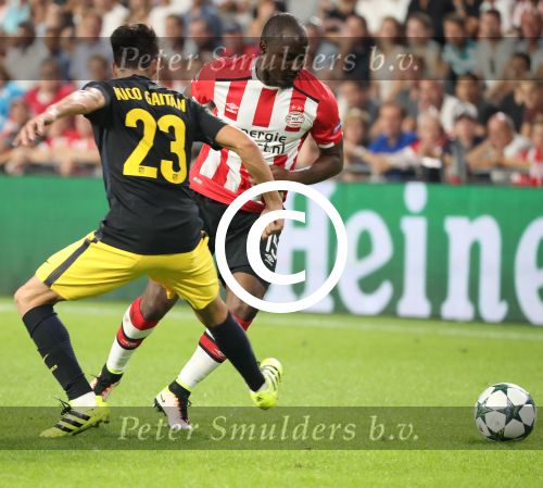 Eindhoven, 13 September 2016
PSV-Atletico Madrid, eindstand 0-1 
Eerste wedstrijd voorronde CL Seizoen 2016-2017
Jetro Willems